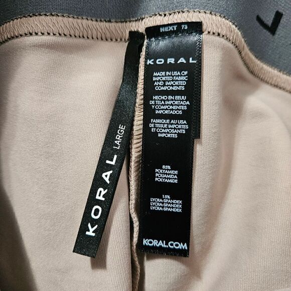 Koral Aden garterized leggings size Large women - Picture 8 of 8